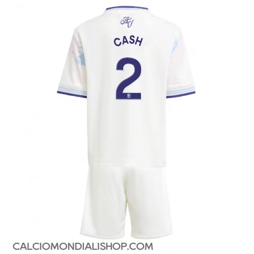 Maglie da calcio Aston Villa Matty Cash #2 Terza Maglia Bambino 2025-26 Manica Corta (+ Pantaloni corti)
